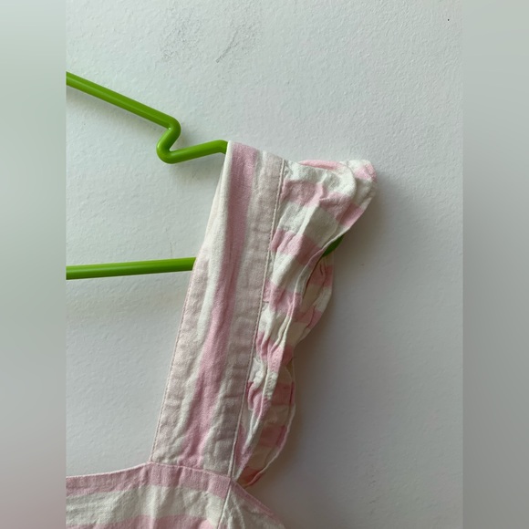 Draper James Maddie Babydoll Dress in Pink Cabana Stripe - Picture 7 of 10